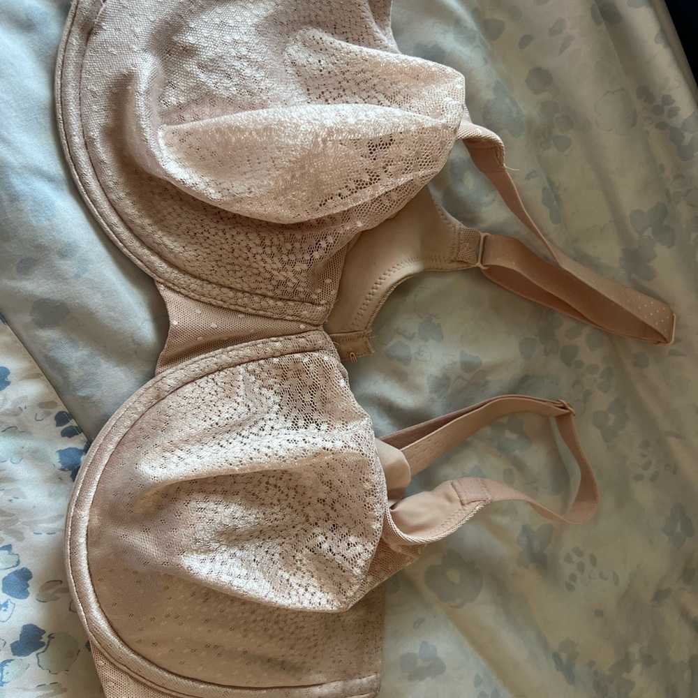 Wacoal Lace-Accent Full Coverage Bra in Blush
